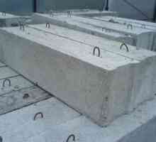 Размери на фундаментните блокове