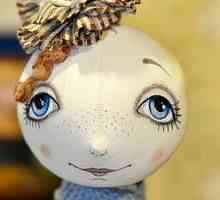 Боядисване на лицето на текстилна кукла - панаир на майстори - ръчно изработени, ръчно изработени
