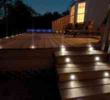 Градинско осветление за лятна резиденция със съвети за инсталиране на собствени ръце