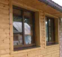 Стандартни размери на пластмасови прозорци в дървена къща според госта