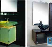 Стъклени мебели в банята плюсове и минуси