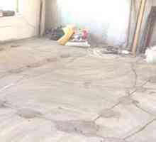 Строително проучване на бетонна замазка