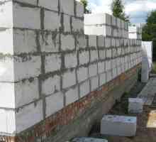 Изграждане на къщи от фундаментни блокове, зидария, облицовка