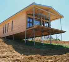 Изграждане на основата на къщата върху пясъчна почва Строителство