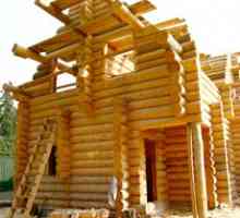 Изграждане на нарязана къща от технология на дървени трупи, монтаж, монтаж, условия за строителство…