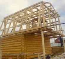 Монтаж и монтаж на покрива на дървена къща