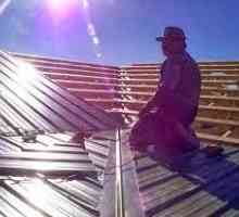 Устройството на метален покрив - възли от метален покрив, докинг