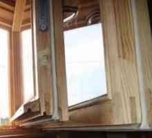 Затопляне на дървени прозорци в страната