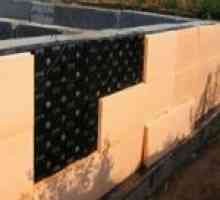 Затопляне на основата на къщата с изолационен панел от експандиран полистирол