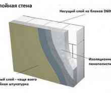Затоплянето на газовите силикатни стени отвън и отвътре в къщата