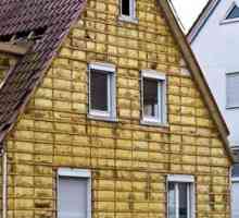 Затопляне и облицовка на дървената къща технология на външна изолация и сайдинг, видео
