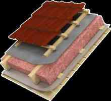 Затопляне на счупения покрив с финността на избора на материал, работа