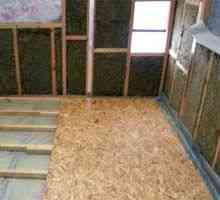 Затопляне на верандата в дървената къща