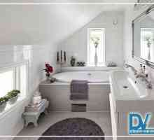 Банята на тавана на къщата Спецификата на помещенията, изборът на мебели и санитарно оборудване