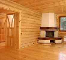 Варианти на интериорно покритие на дървена къща за обработка на тавана, стените и пода