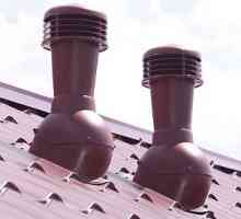 Вентилация на покрива от вентилационния отвор на металния покрив и елемента за преминаване