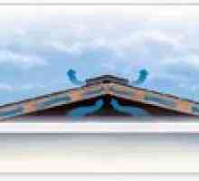 Вентилационен изход на покрива и преминаване през покрива