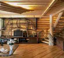 Вътрешна украса на дървени къщи