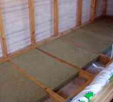 Изберете материал за подова изолация в дървена къща