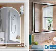 Изберете огледало в банята Видове и видове конструкции