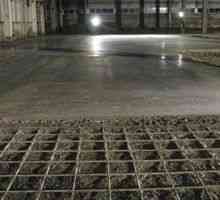 Попълване на пода с бетон в гаража Бетонна подова замазка в гаража