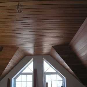 Тогава да подрежете таван в дървена къща избор на материал, извършване на изчисления и видео