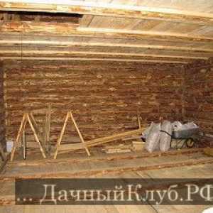 Дървен под в дървена къща Снимка на монтаж и стъпка по стъпка описание на грубо подово устройство