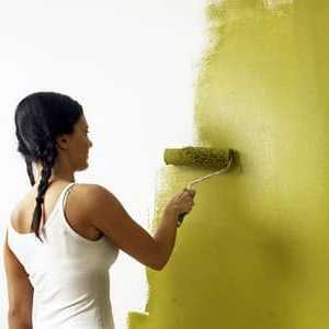 Почистване на боядисани стени, измиване на стените в апартамента