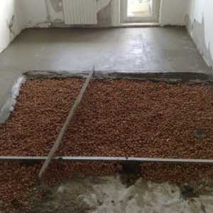 Изработваме подова настилка с помощта на експандирана глина