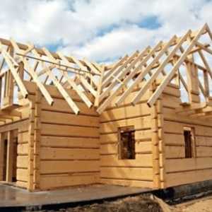 Дървени къщи за свиване на избора на материали и технологии за изграждане на сгради