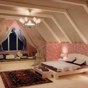Дизайн на тавански галерия за интериори в частна къща