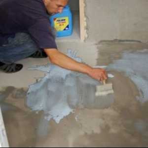 Полагане на шперплат под линолеум върху бетонна замазка