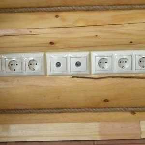 Електротехници в дървена къща със собствен план за обучение на ръцете, характеристики на кабелния…