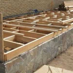 Как да се изгради веранда на дървена къща стъпка по стъпка обучение на строителни работи