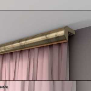 Корнизи за опънати тавани - закрепване на корниз до тавана