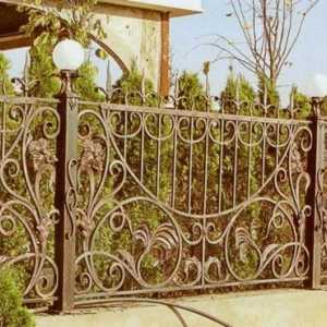 Ковано огради за видовете вила и предимствата на подобна ограда