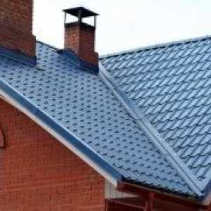 Покрив от метални плочки - привлекателен външен вид и надеждна защита на къщата