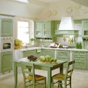 Кухни с идеи за зелен цвят, съвети, снимки