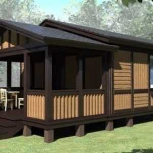 Едноетажни дървени къщи до 100 кв. М типове и дизайн