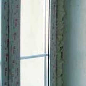Прозоречни склонове - технология за затваряне на склоновете на прозорците