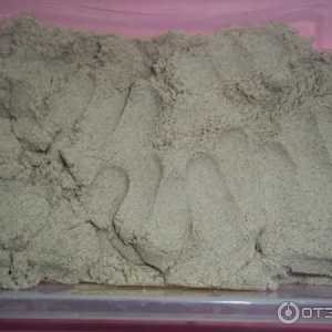 Преглед на кинетичния пясък за деца на космическия пясък