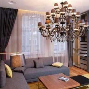 Примери за едностаен апартамент дизайн Рига идилия