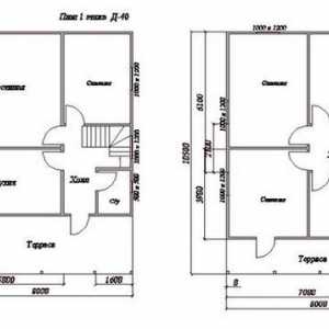 Проекти на дървени къщи с таванско оборудване 8x10 и предимства