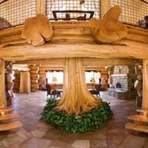 Проекти на нарязани дървени къщи от дървени трупи видове и дизайн характеристики