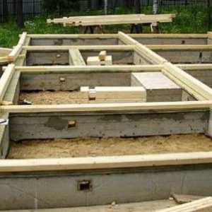 Изчисляване на основите на дървена къща - параметри и цени