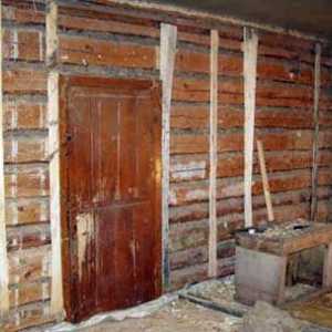 Ремонт на стени в дървена къща, ремонт на стени, ремонт на стени със собствени ръце
