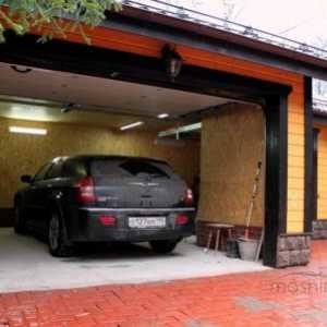 Модерна украса на гаражи в снимката и препоръки