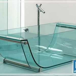 Стъклена прозрачна вана