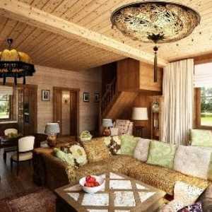 Прованс стил в дървена къща с елегантен интериор