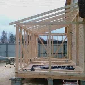 Изграждане на разширение на дървена къща - увеличаване на полезната площ на къщата
